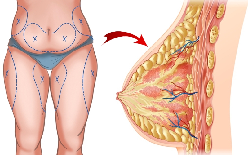 nâng ngực không phẫu thuật